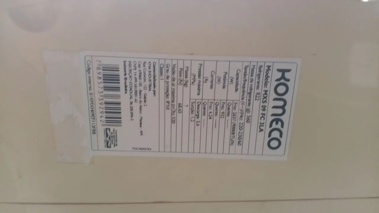 Ar condicionado Komeco de 9 mil BTUs  - Foto 3
