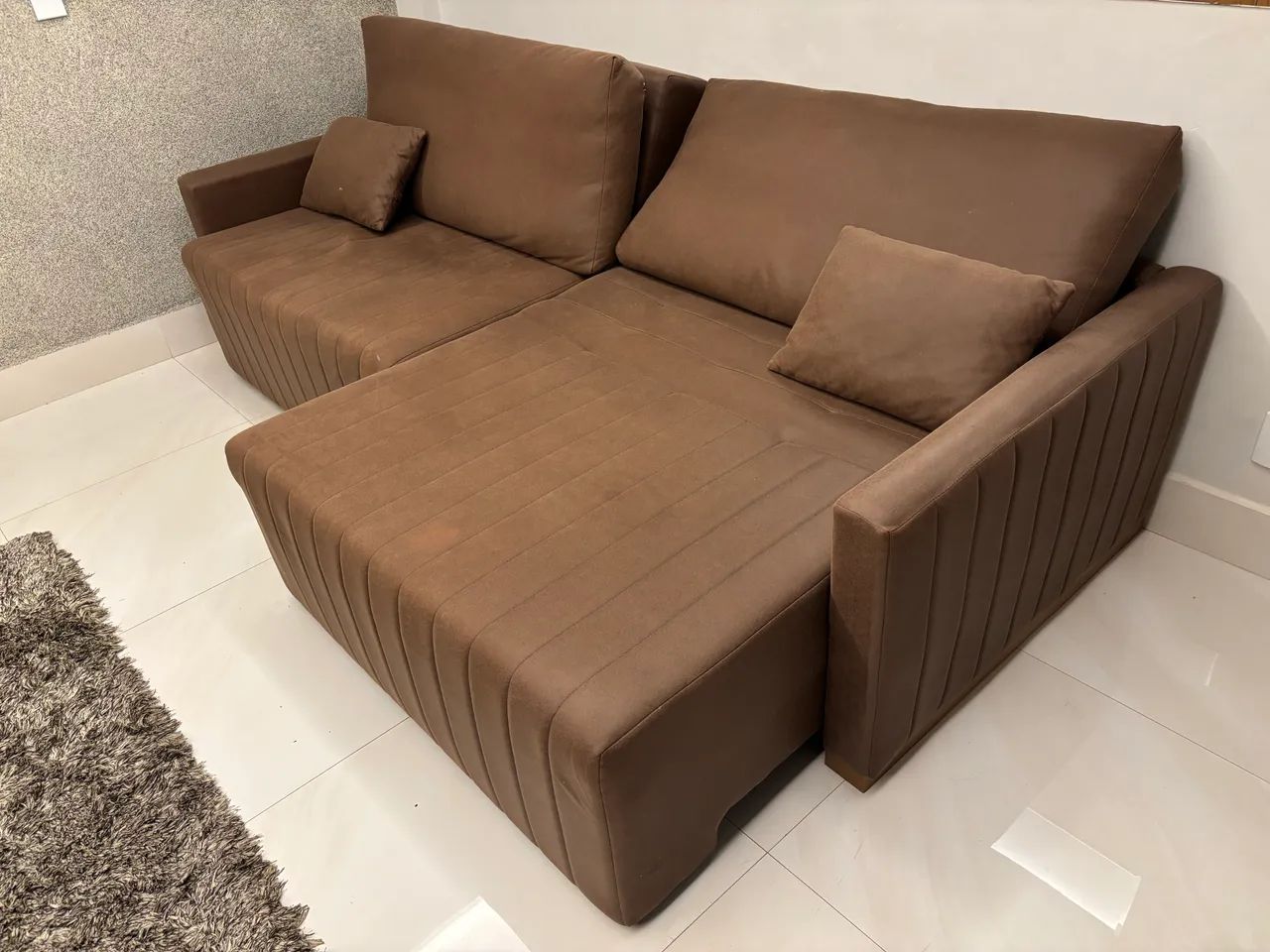 Sofá Retrátil 2,60m - Muito confortável | Excelente estado - Foto 3