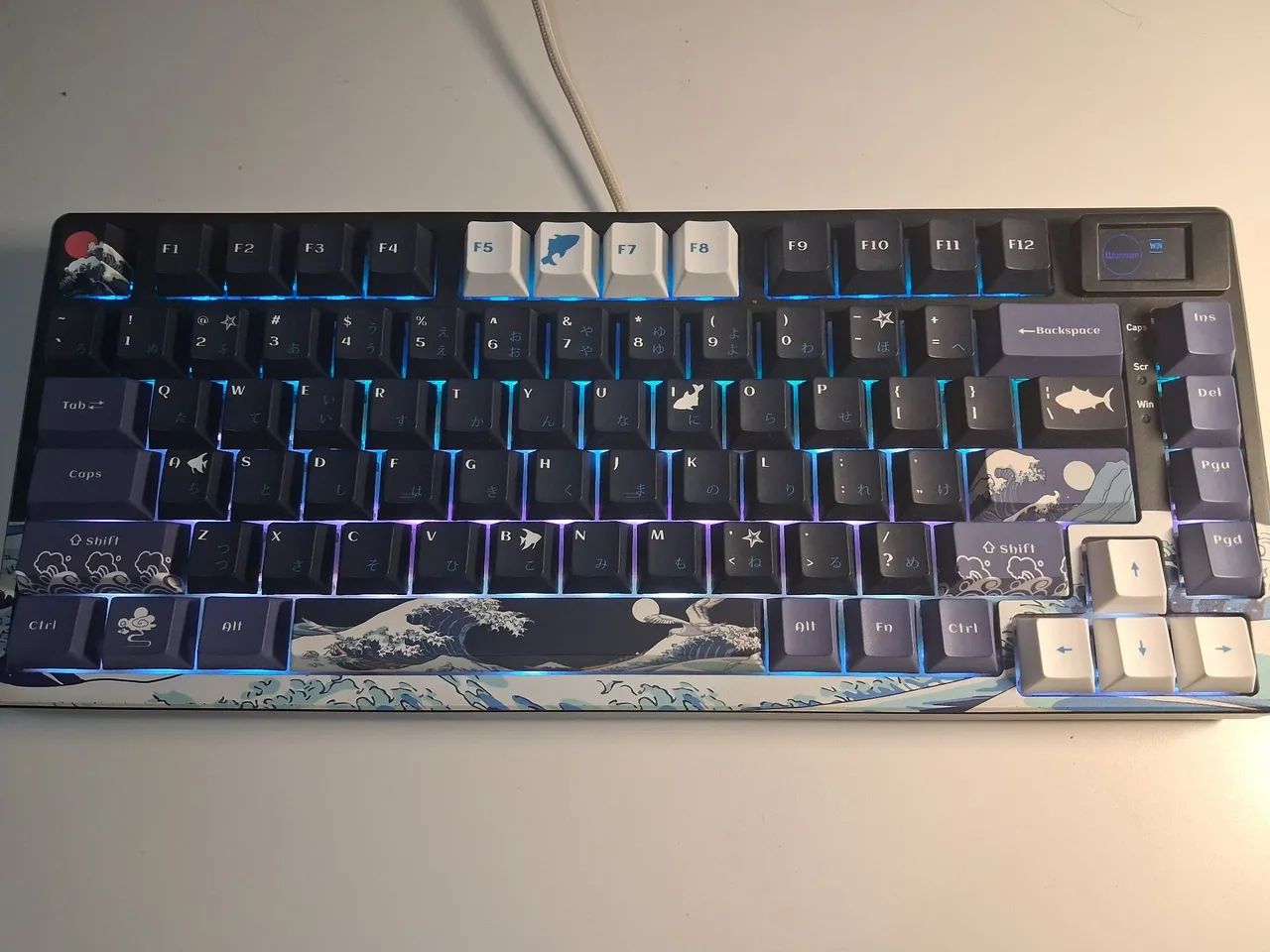 Teclado mecânico Womier Sk80