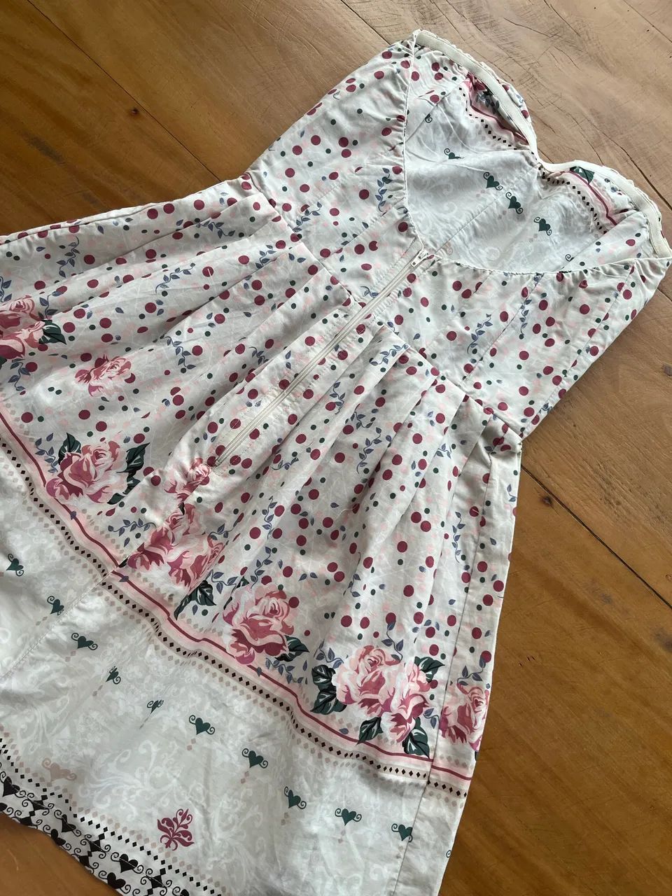 vestido boneca coquette tomara que caia poá - Foto 4