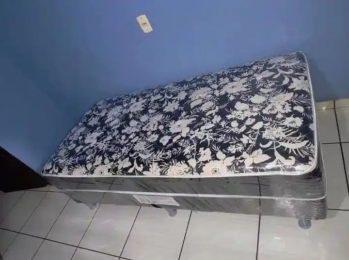 Cama Solteiro Box Espuma Higienizada  - Foto 3
