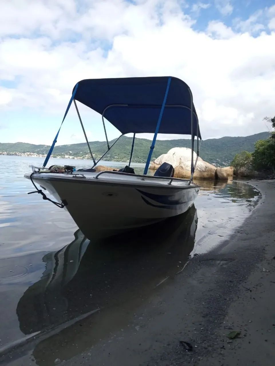 Lancha Arvoredo 14 + Yamaha 40 2t + carreta rodoviaria  - Foto 3