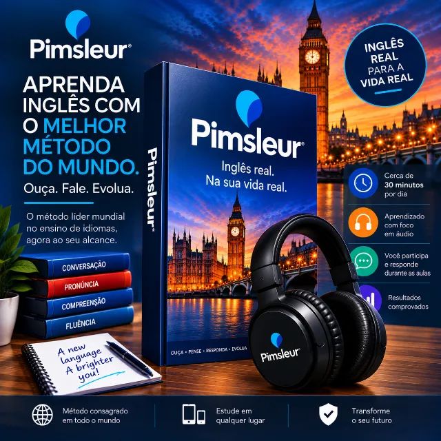 CURSO DE INGLÊS PIMSLEUR (DIGITAL)