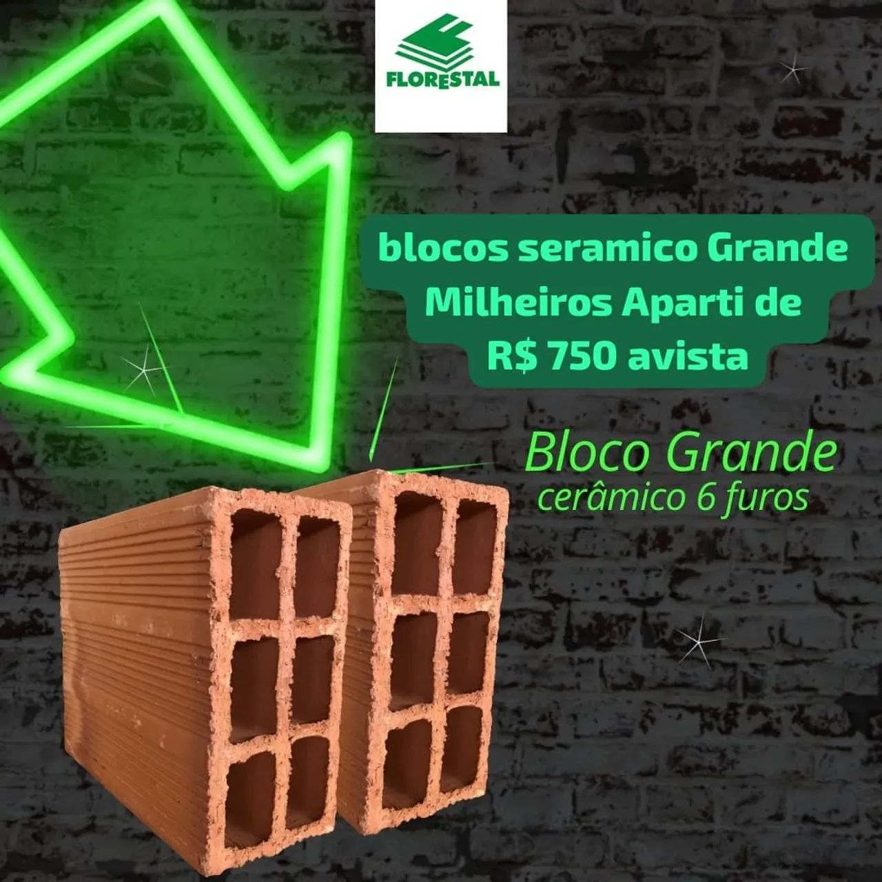 Blocos 6 furos grandes 