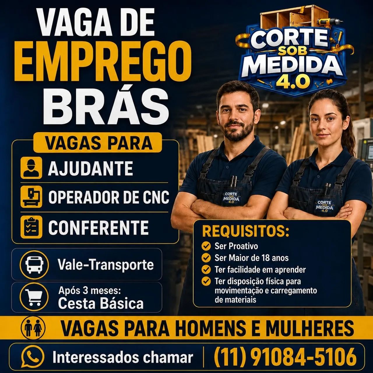 Vagas de Emprego na Corte Sob Medida 
