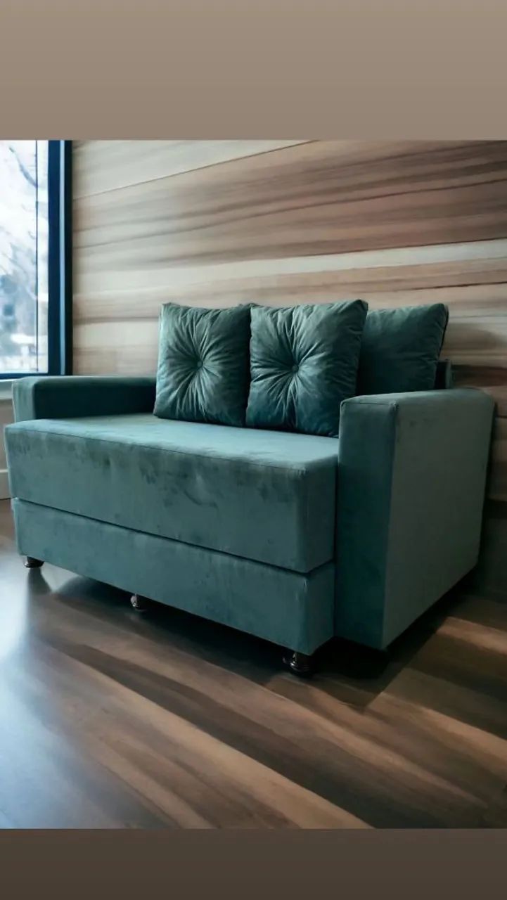 Sofá Cama COMPACTO! Kitnet, Airbnb, Aluguel, ideal para ambientes pequenos. - Foto 5