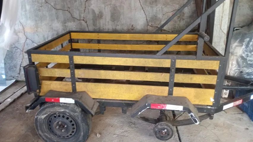 Carretinha 2 eixos 