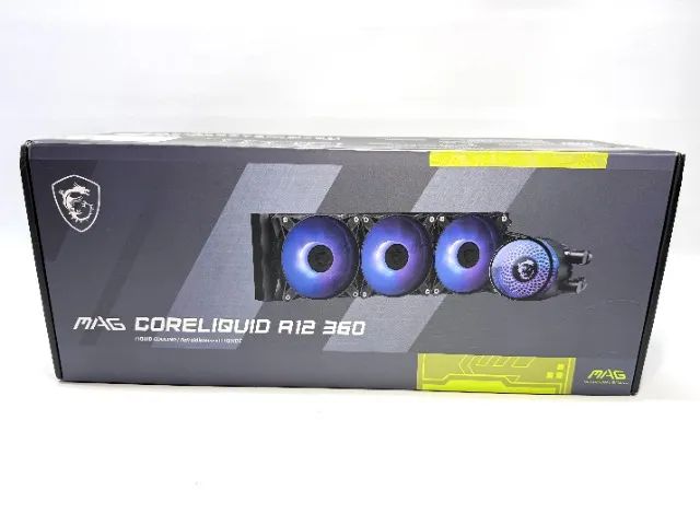 Water Cooler 320mm Argb MSI MAG Coreliquid A12 Intel e AMD Novo