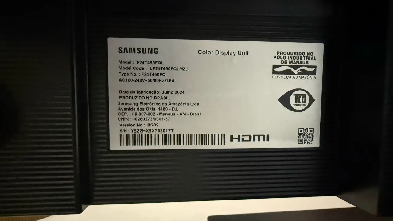Monitor 24 polegadas samsung
