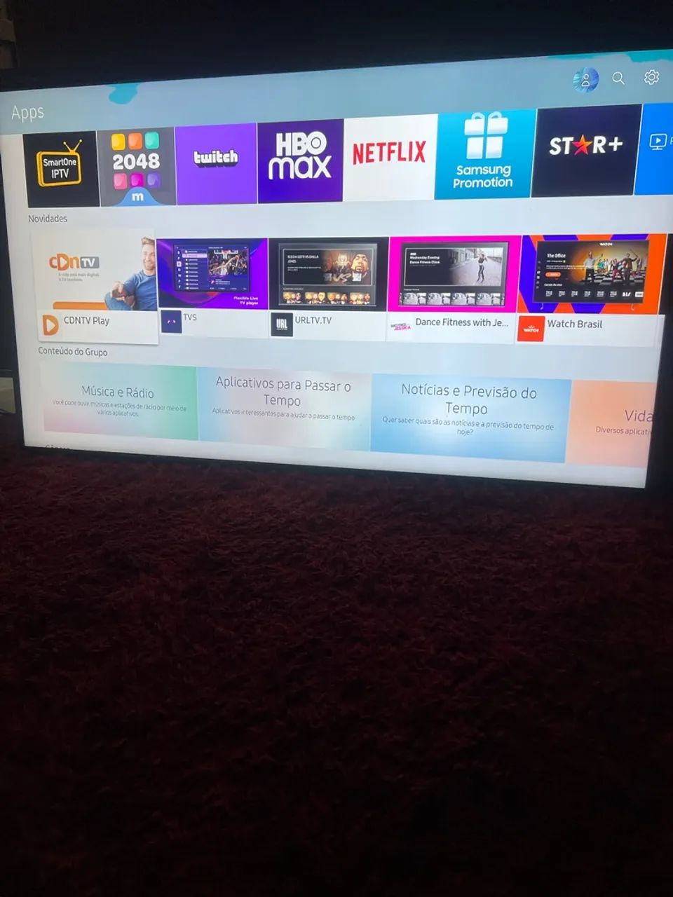 Tv Samsung smart 55 polegadas 4K - Foto 2