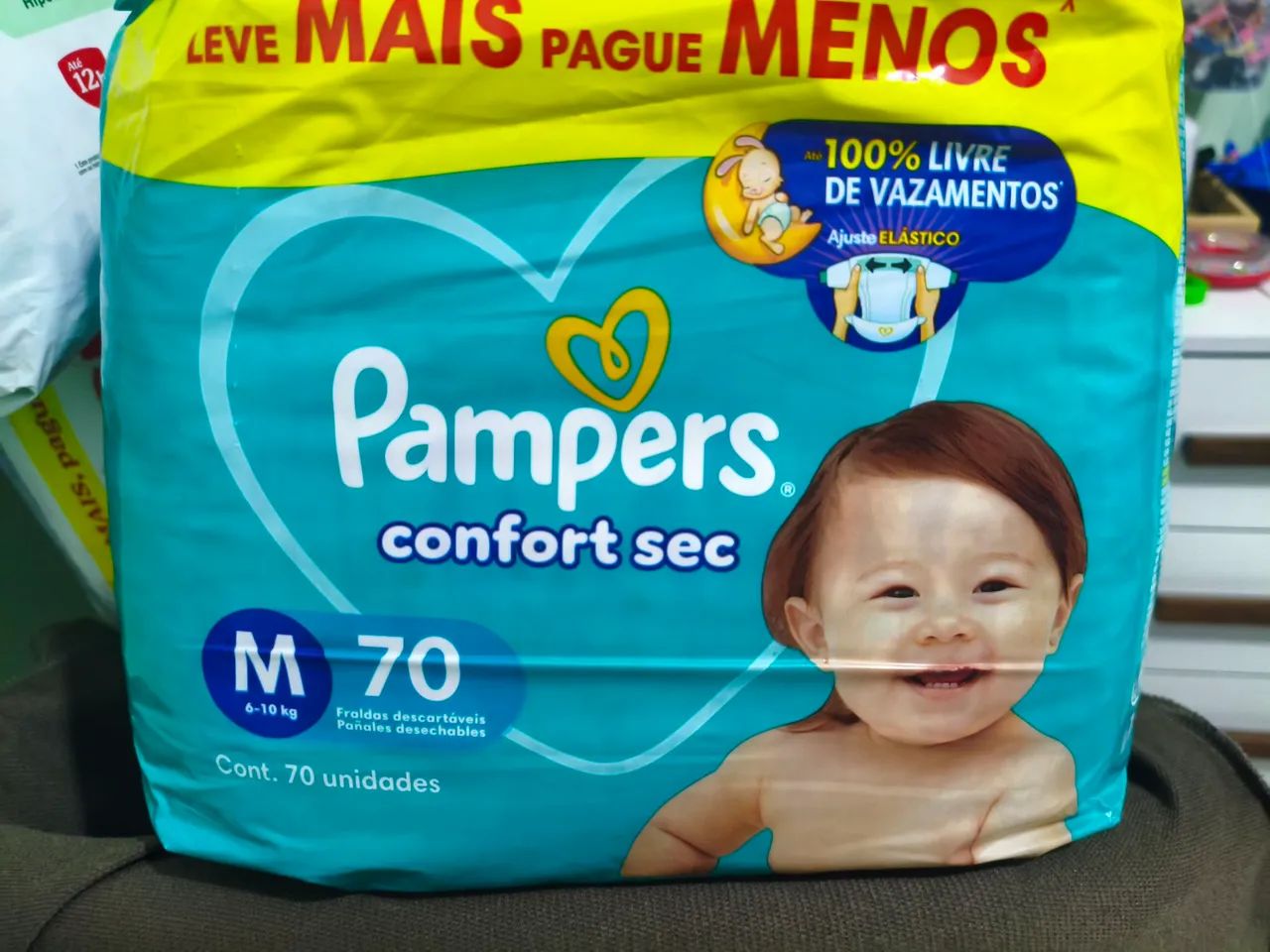 Fralda M Pampers 