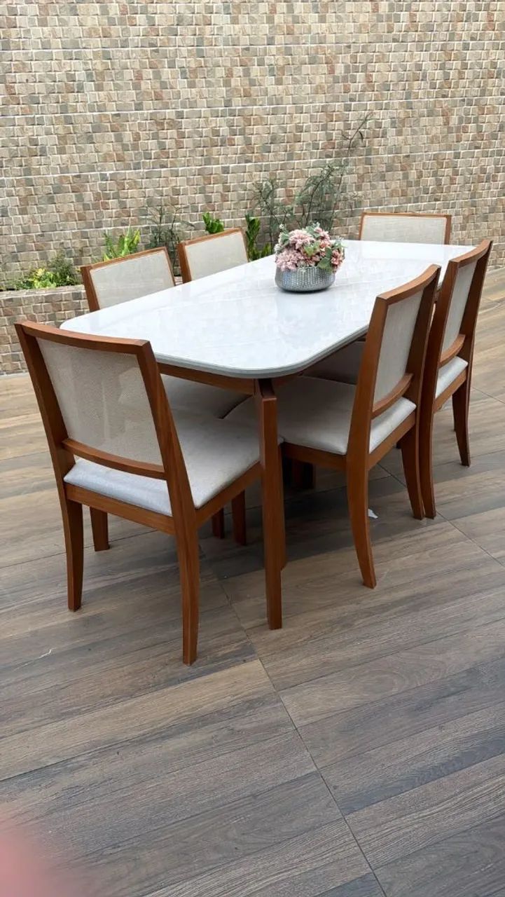 Mesa de jantar com 6 cadeiras  - Foto 2