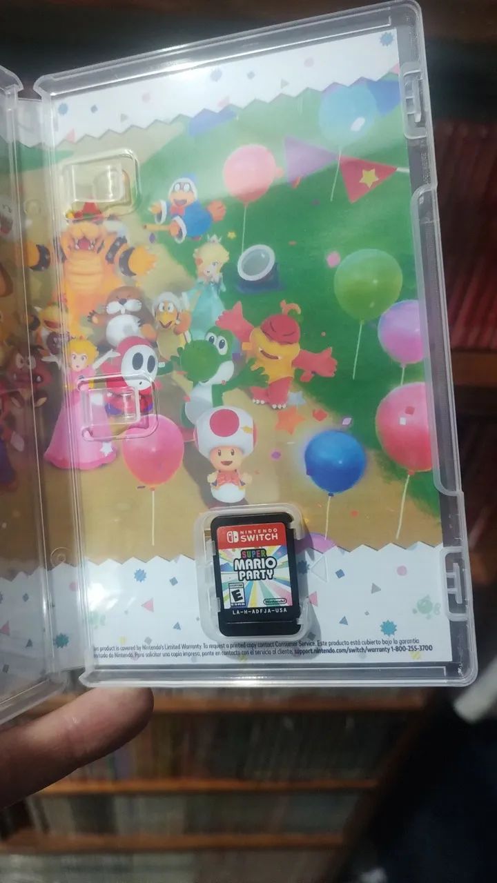 Super Mário party Nintendo Switch capa reimpressa  - Foto 4