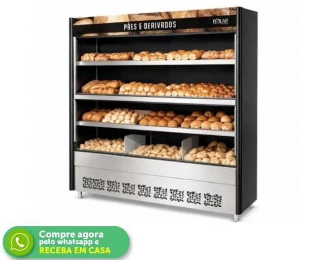 Vitrine de Pães 2,10 metros Polar