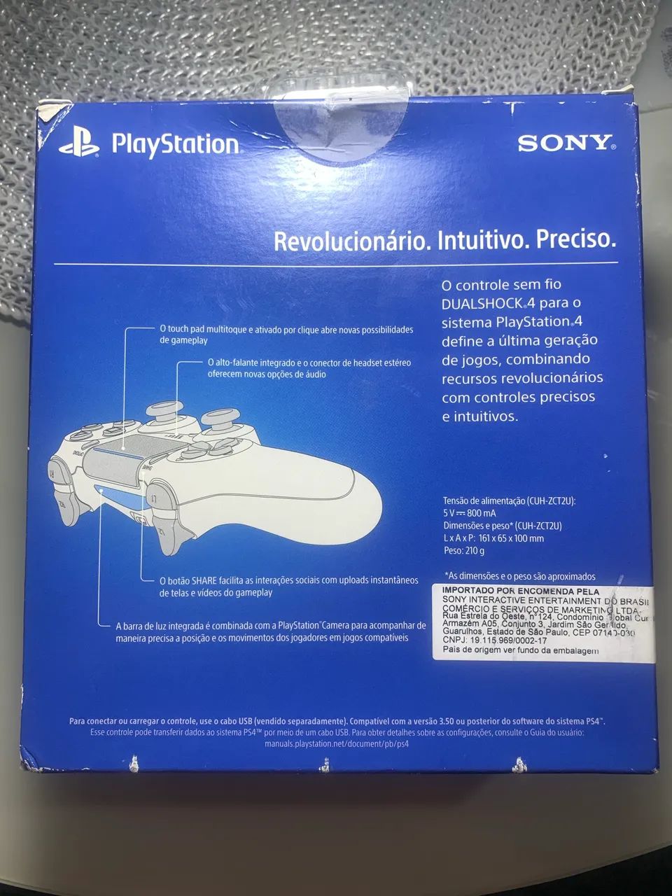 Controle original dualshock ps4 novo  - Foto 4