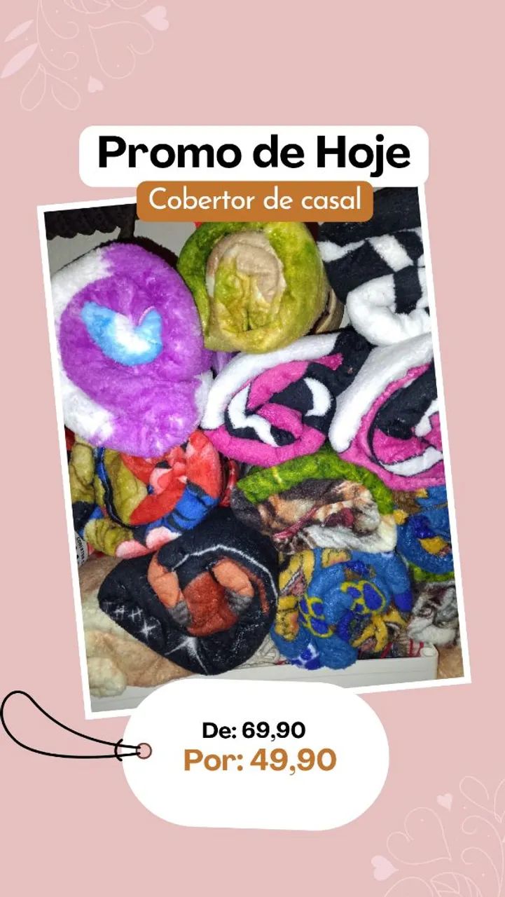 Promoção cobertor de casal