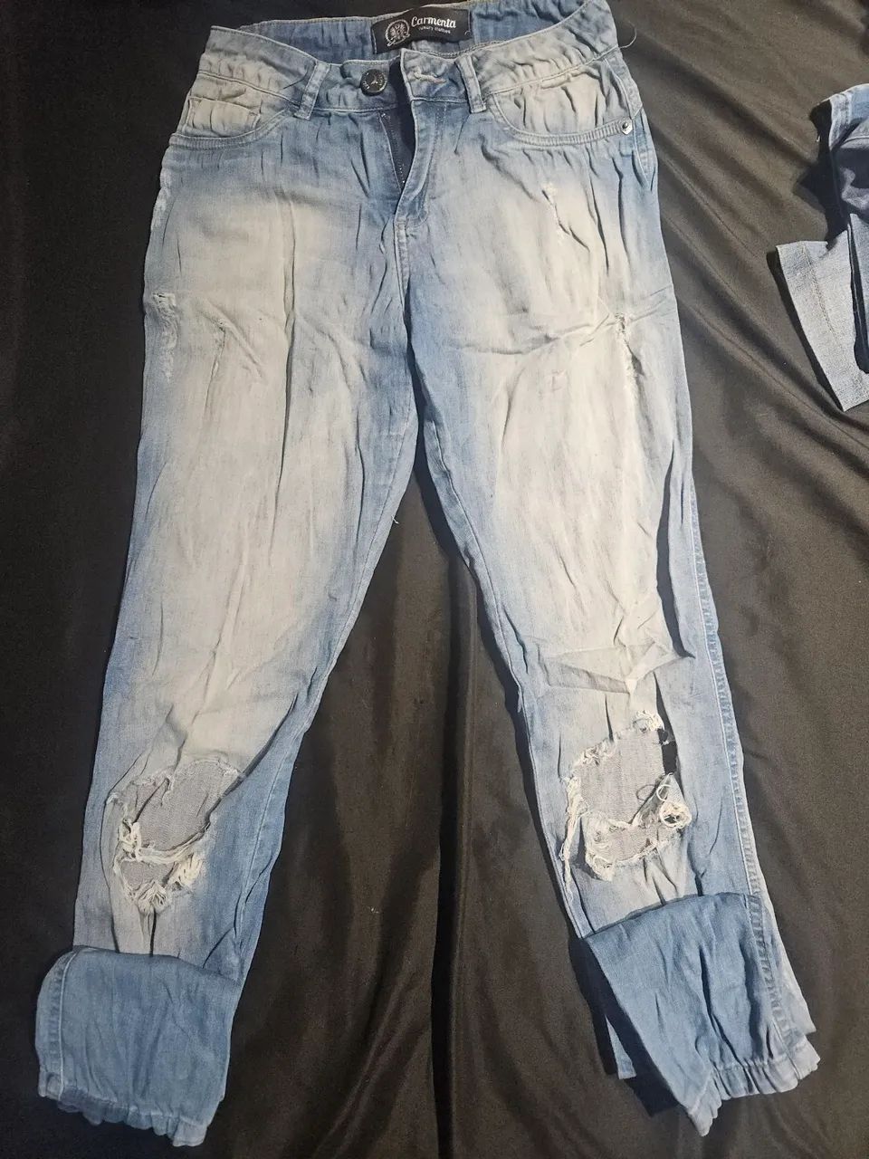 Vendo calças jeans usadas 34/36 - Foto 2