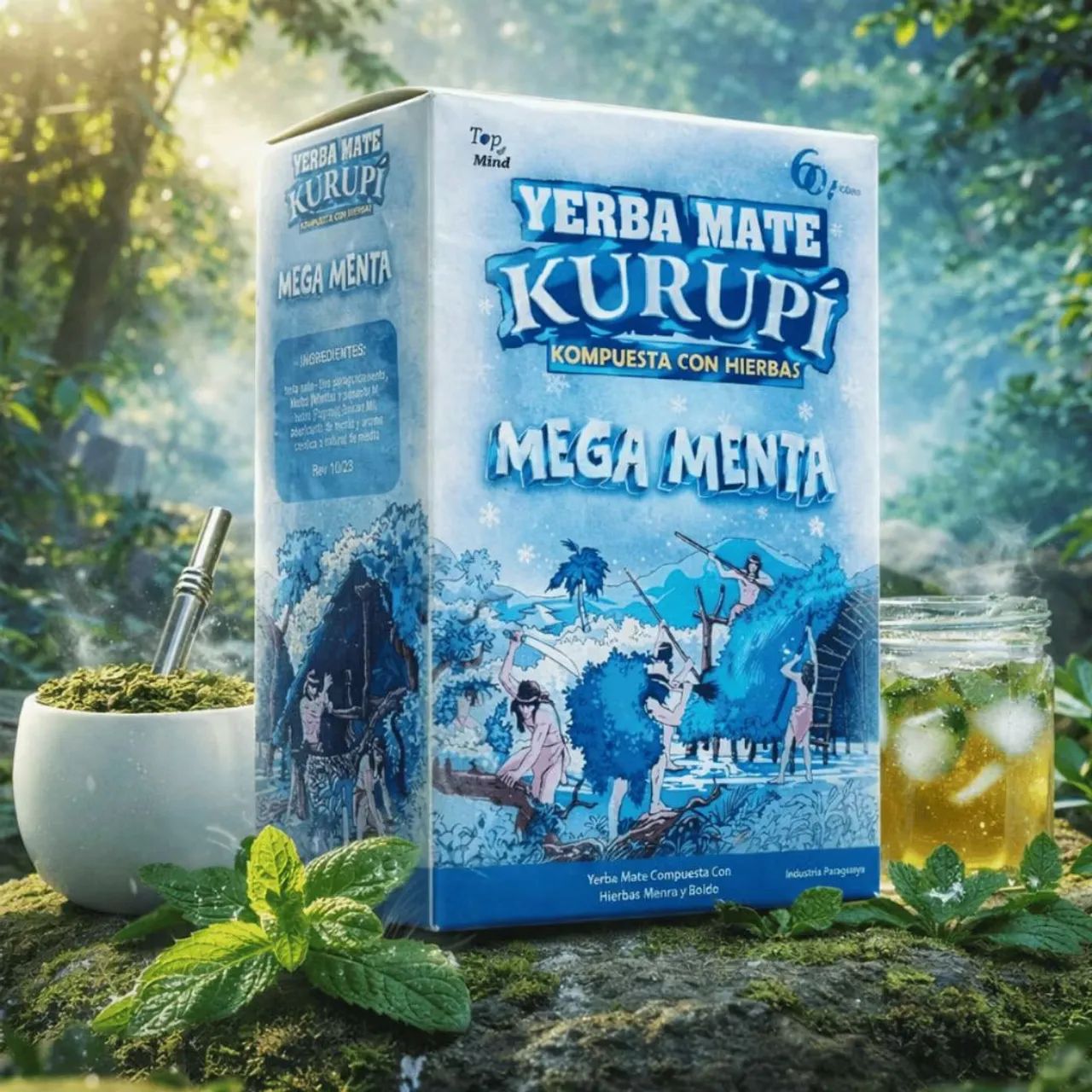Erva Mate Kurupi Mega menta - Foto 3