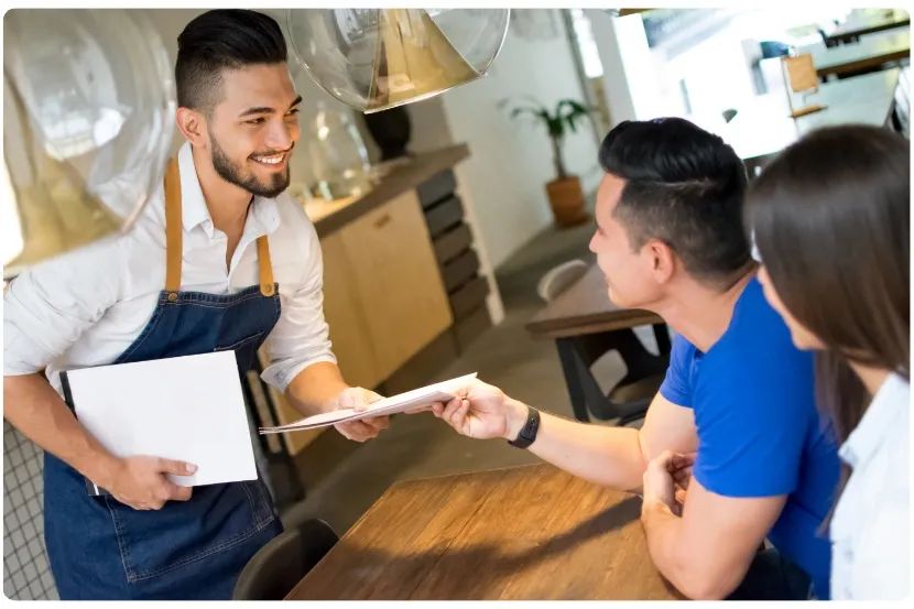 Freelancer atendente restaurante 