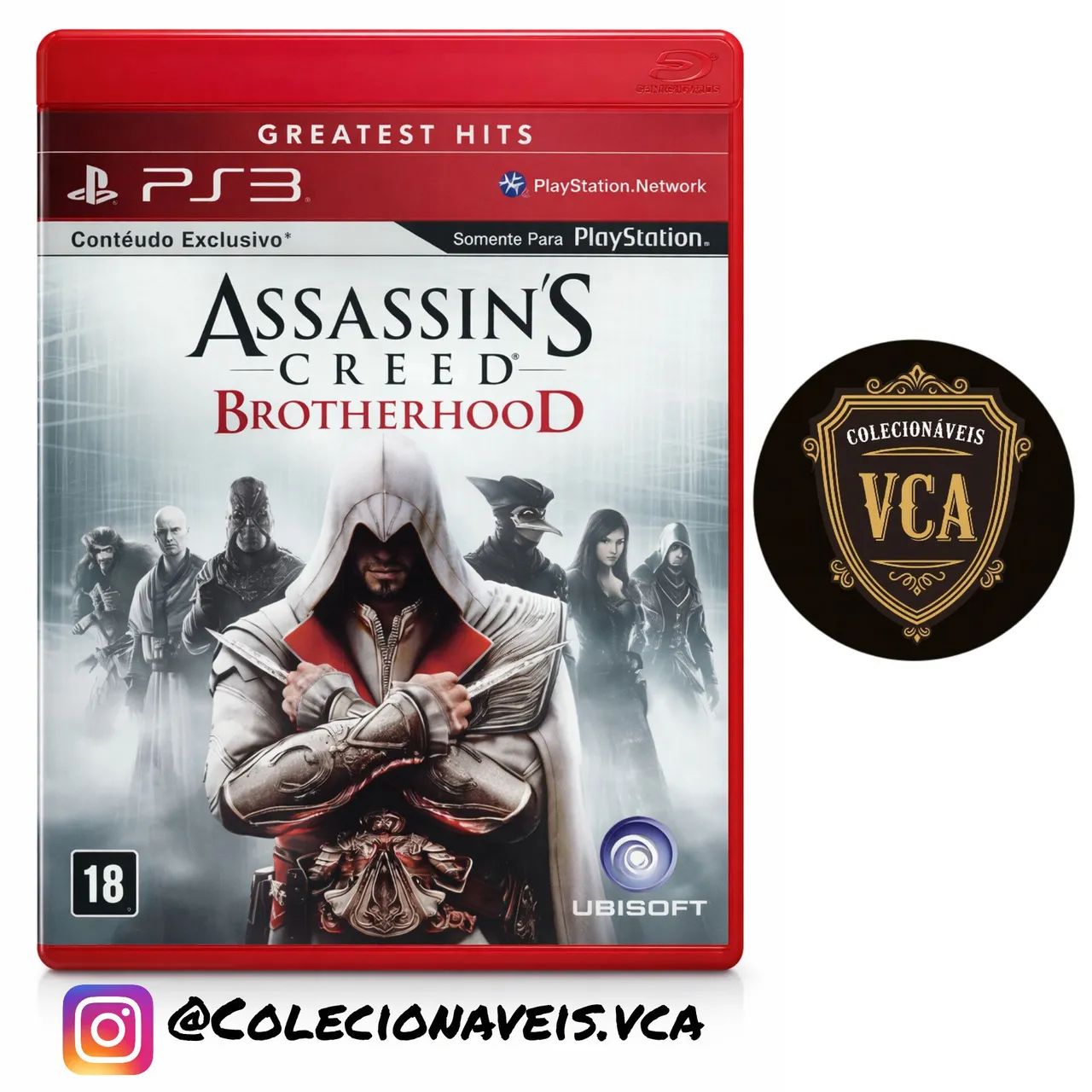 Playstation 3 PS3 - Blu-ray / jogo Assassin's Creed Brootherhood na caixa com manual