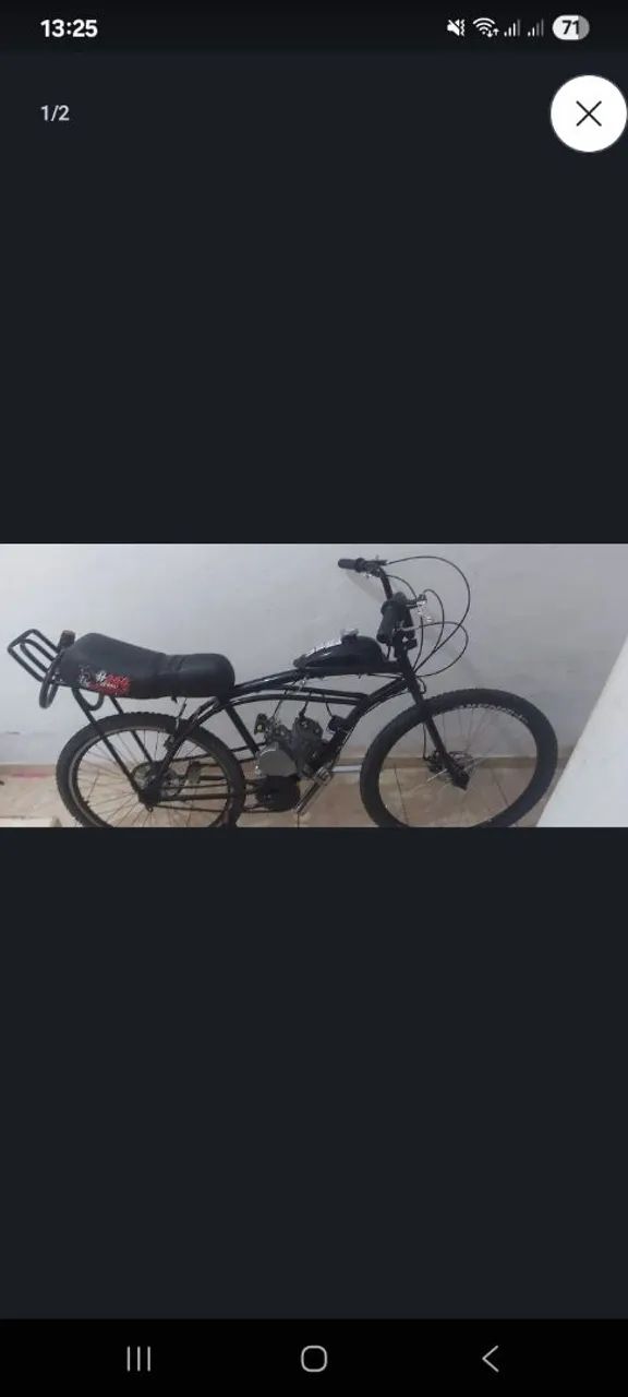 Bicicleta motorizada 80cc - Foto 2