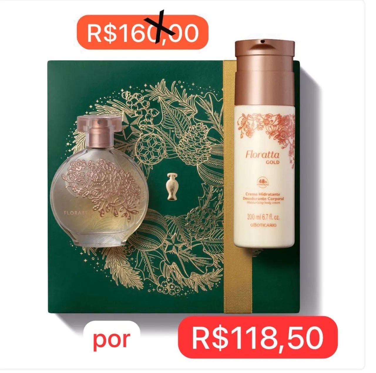 Vende-se Kit Oboticario Floratta Gold