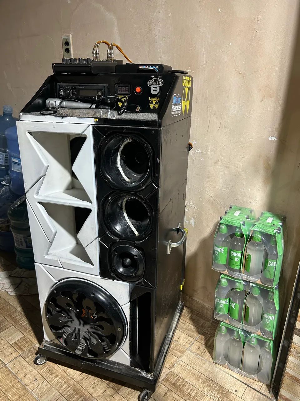 Caixa de Som Amplificada com Mesa de Som - Foto 2