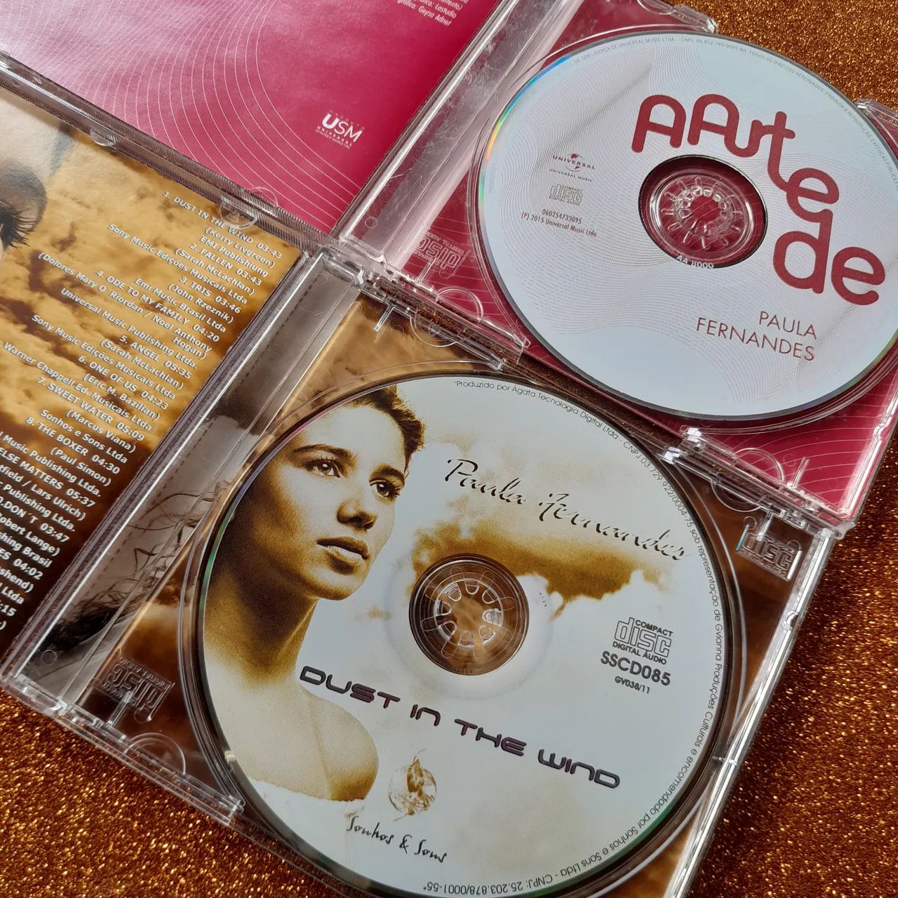 Cd Paula Fernandes Dust In the Wind e CD A Arte  - Foto 5
