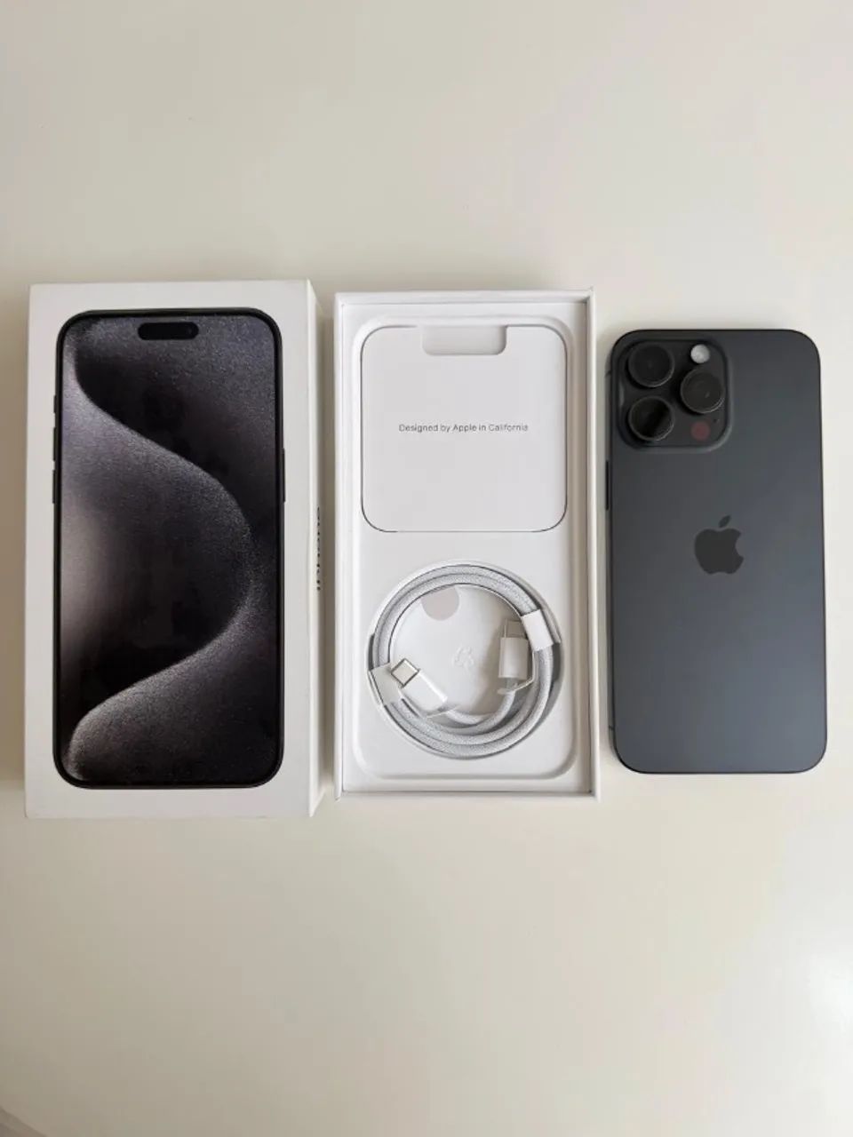 iPhone 15 Pro Max 1TB 90% BT completo 