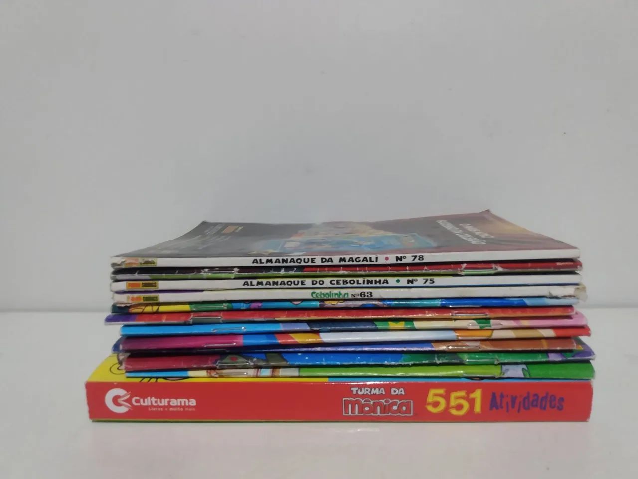 Revistas Turma da Mônica - 11 Gibis - Mônica Magali Cebolinha Cascão Chico Bento  - Foto 3