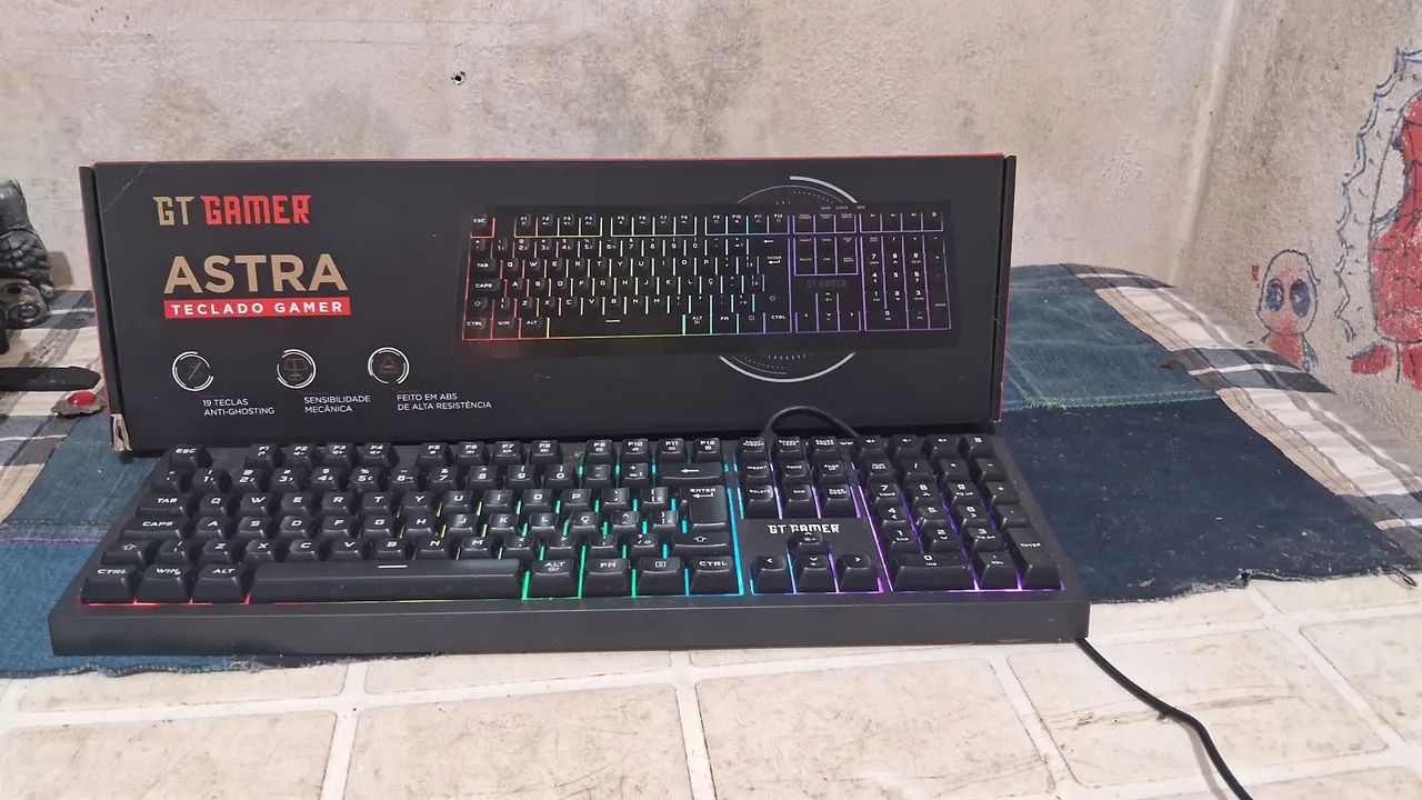 Kit teclado e mouse gamer e mobilador  - Foto 3