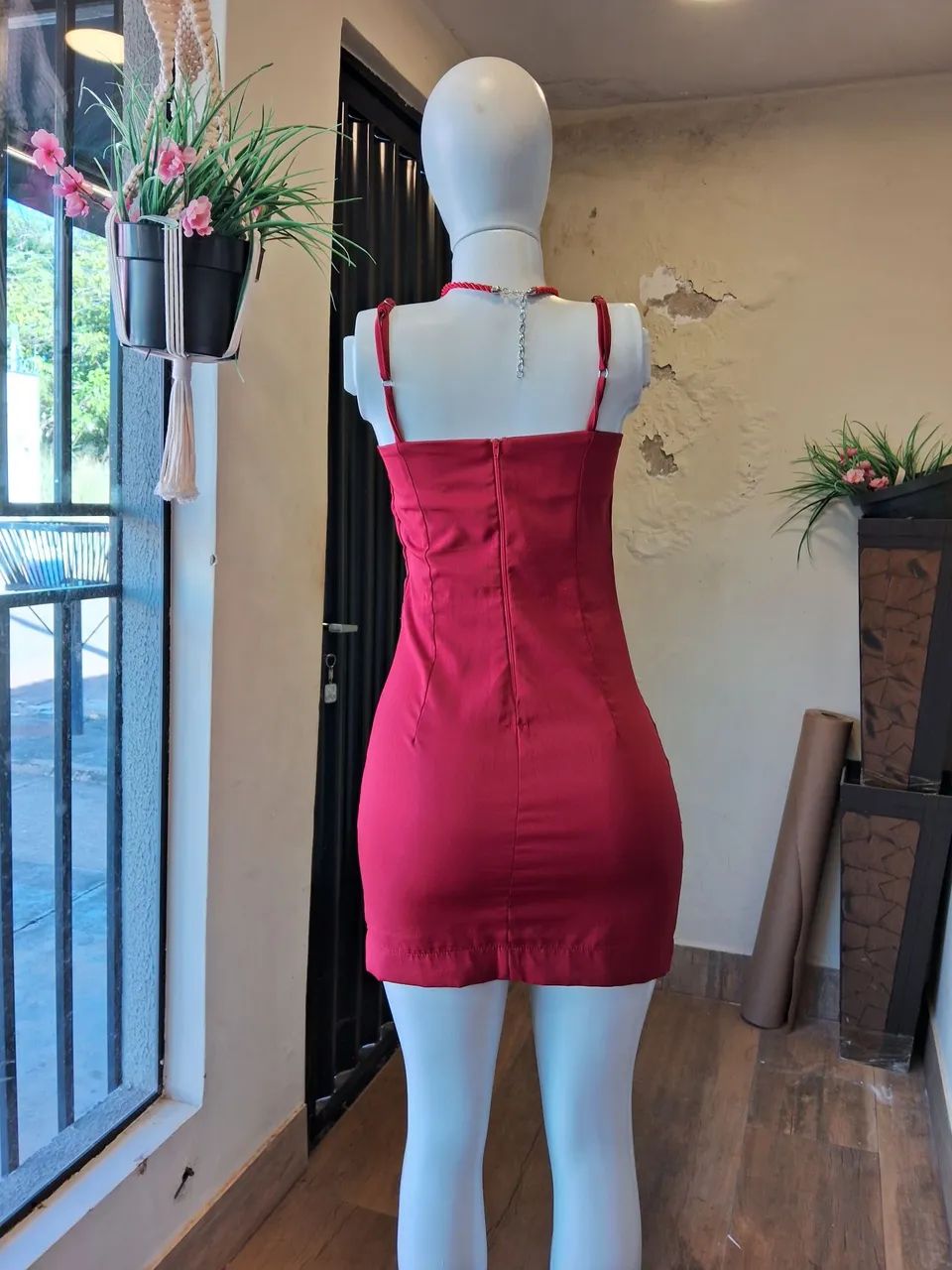 Vestido Curto - Vermelho - Foto 2