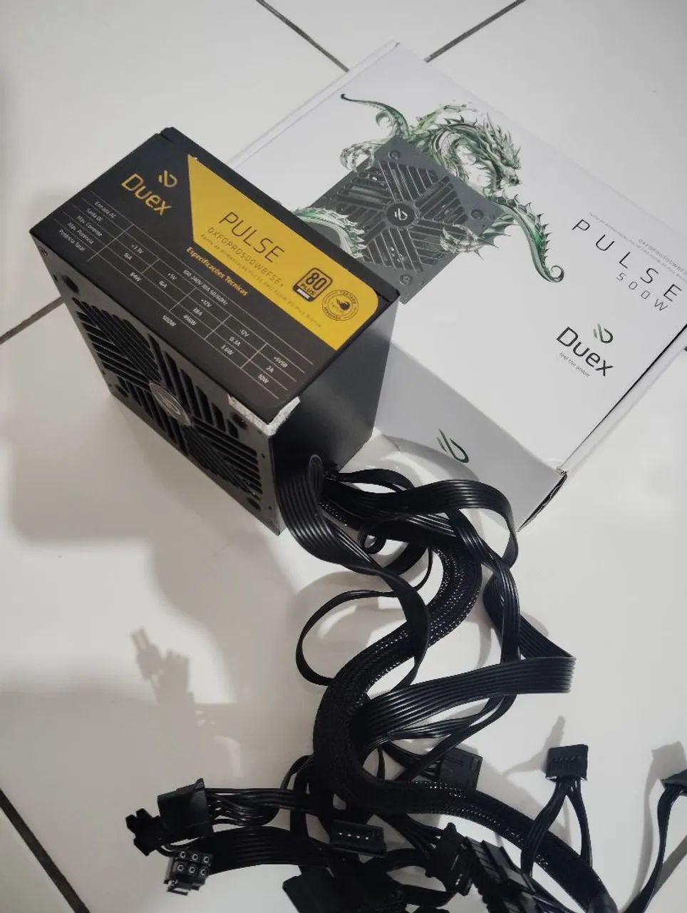 Fonte gamer duex pulse 500w - Foto 3