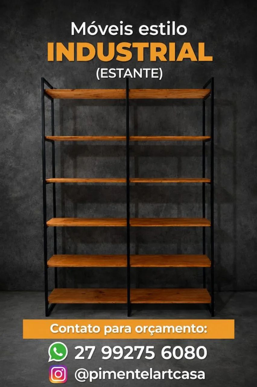 Móveis estilo industrial  - Foto 4