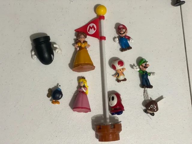 Lote Nintendo Super Mario Bros 5cm - Foto 2