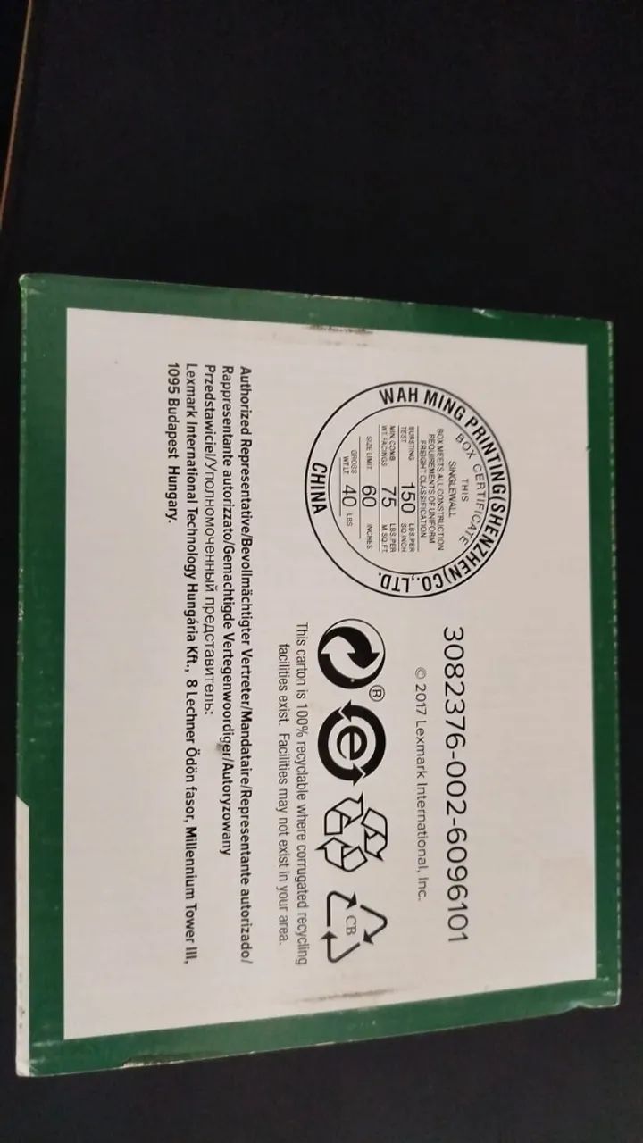 Toner Lexmark Original 74C4HK0 Preto Lacrado CS720 CS725 CX725 - Foto 4