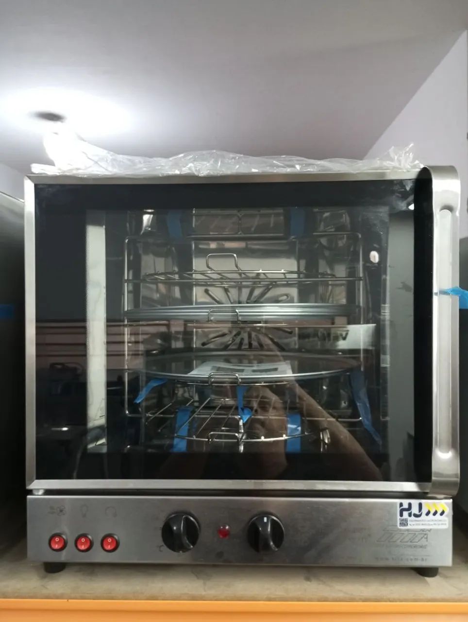 NZ. Forno elétrico convector 4 assadeiras giratórias TITÃ 