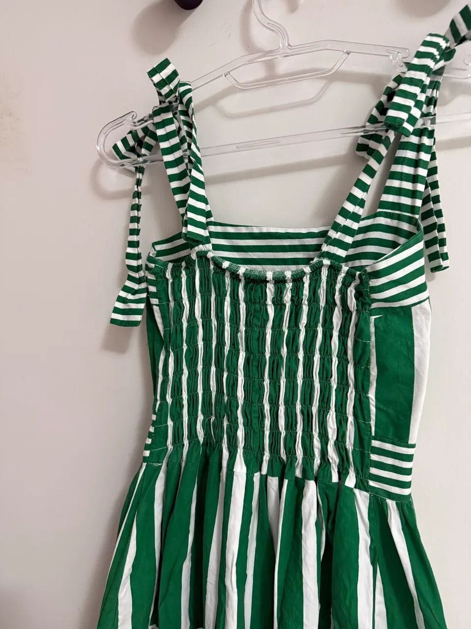 Vestido Longo Verde Listrado - Foto 3
