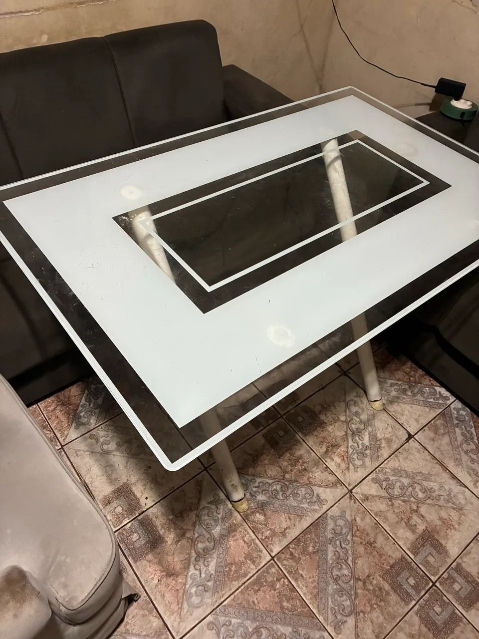 Mesa com tampo de vidro show de bola  - Foto 4