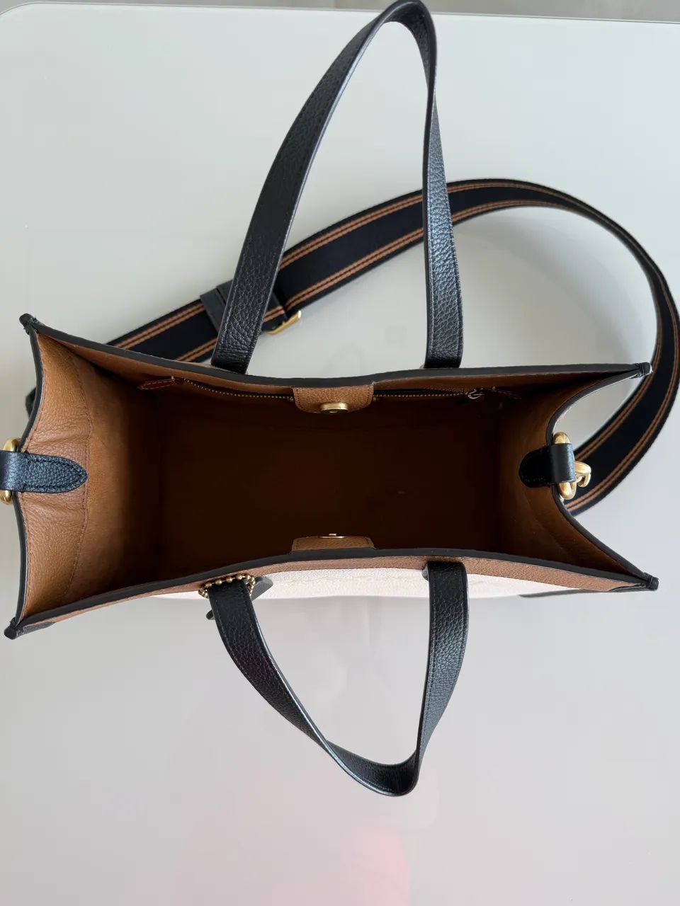 Bolsa tote Coach 100% couro  - Foto 3