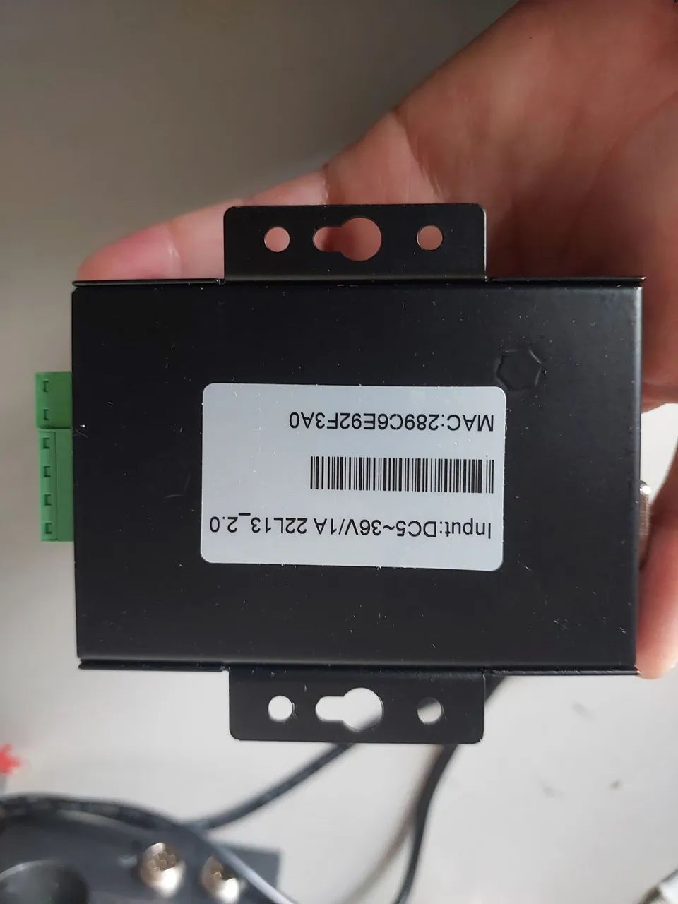 Conversor Serial Para Ethernet Server HF5111B RS232 RS485 RS422 Com Fonte<br> - Foto 2