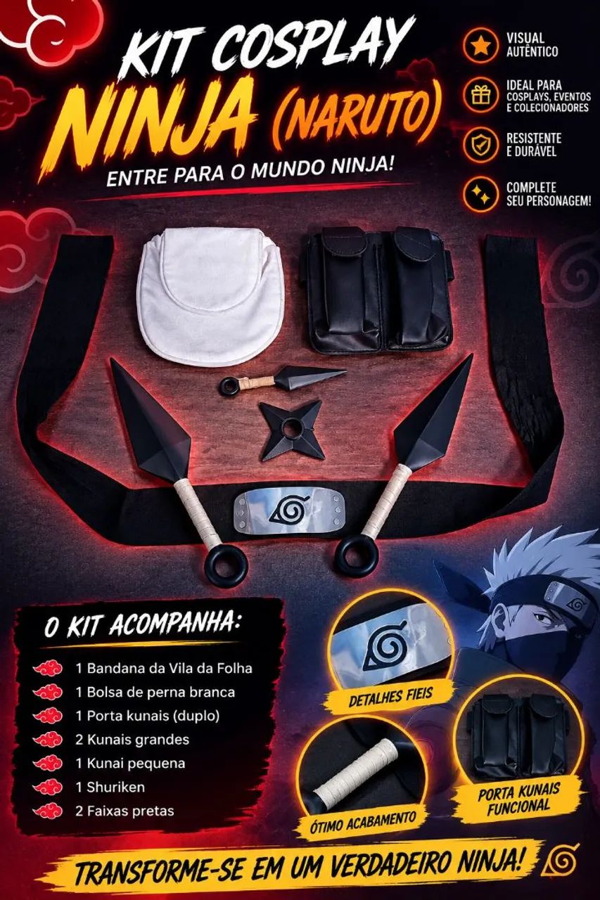 Kit ninja Naruto