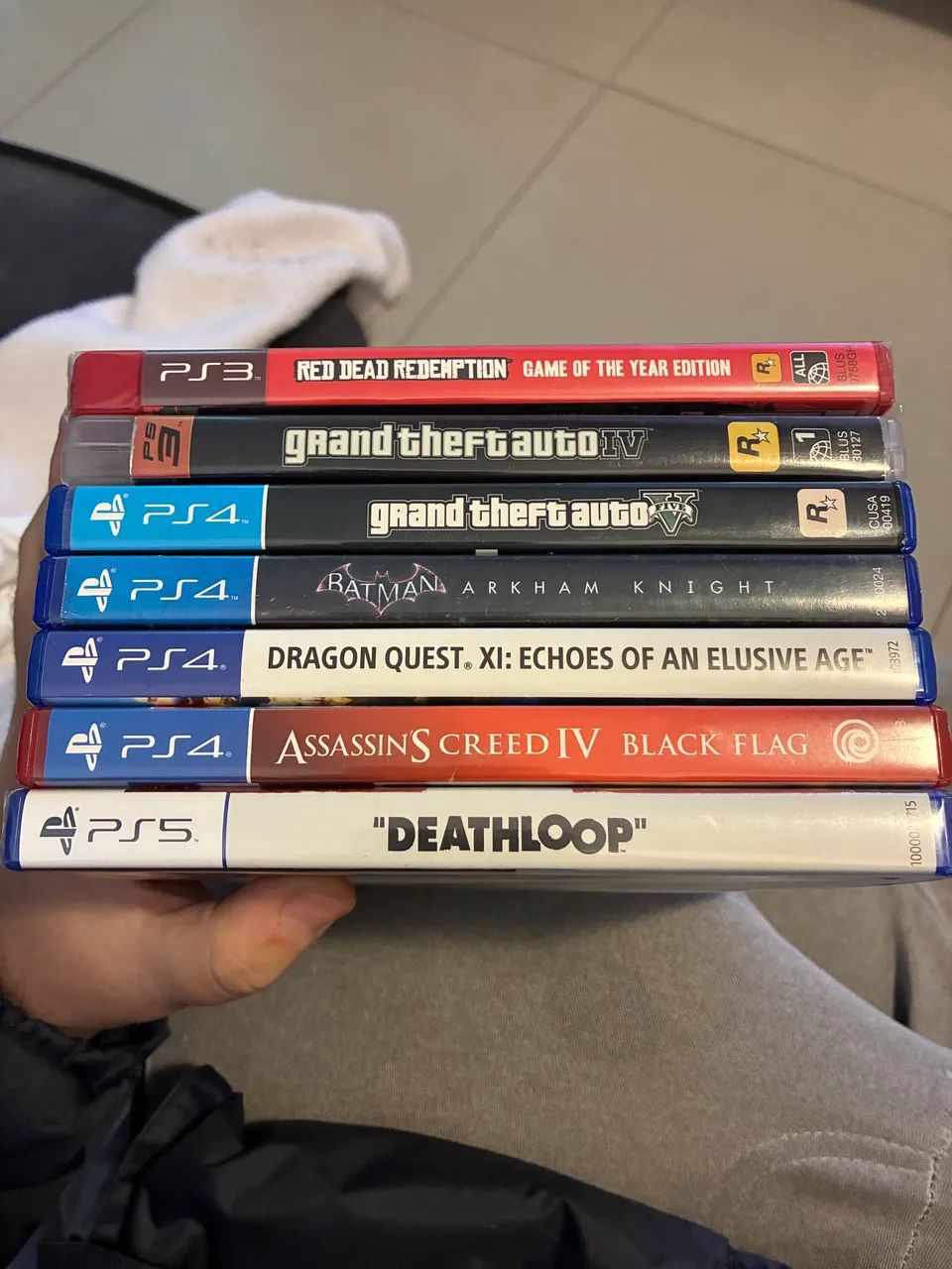 Jogos de PS3, PS4 e PS5