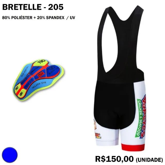 Bretelle de Ciclismo com Gel - Foto 5