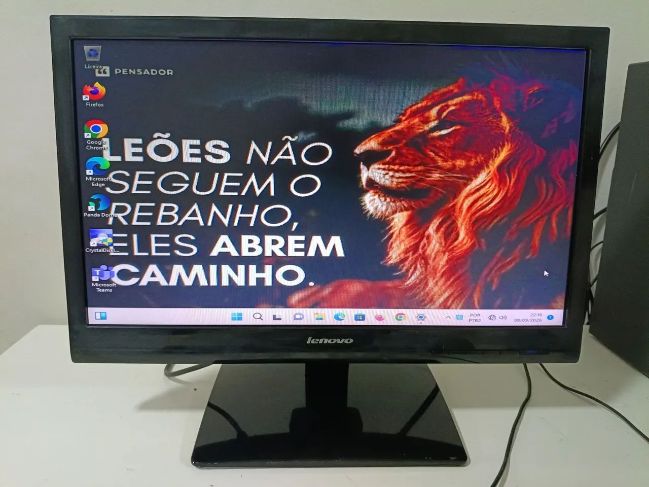 Vendo computador levono Thinkcentre, CPU i5 8GB, Mouse , teclado e Monitor 19" Polegadas  - Foto 3