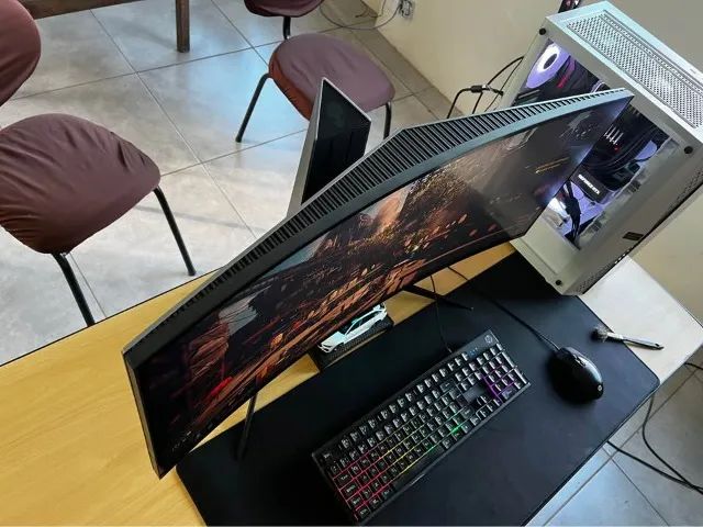 Monitor Dell Alienware IPS 34P 120hz CURVO - Foto 3