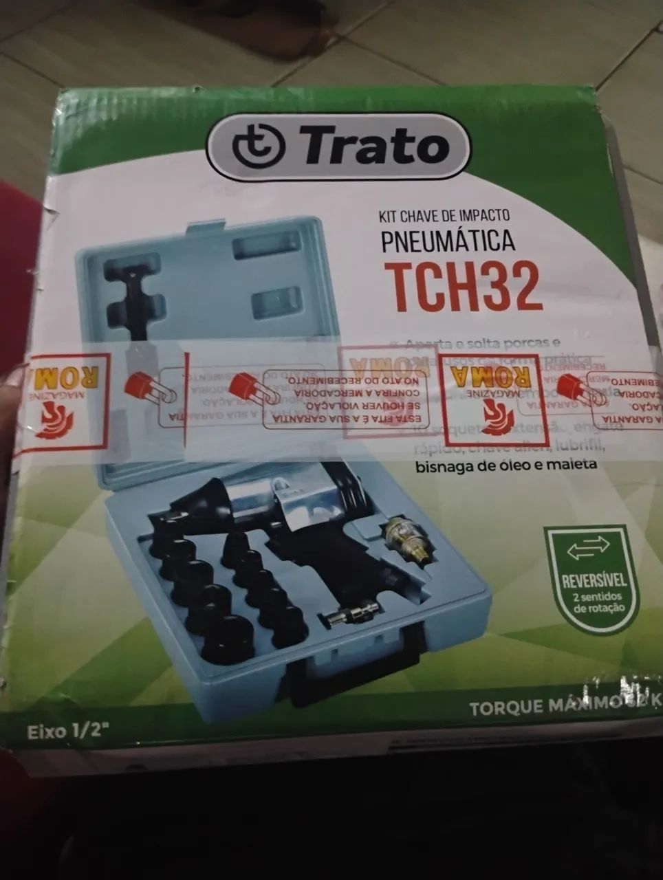 Pistola pneumática nova 