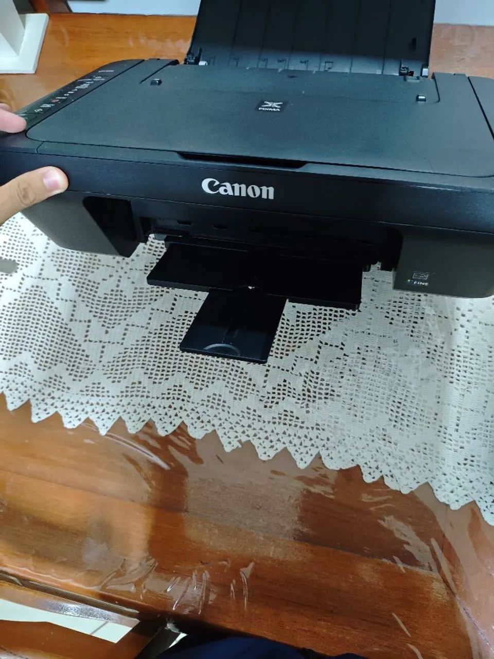 Vendo barato,impressora pouco usada e com os cabos originais para ligar no notebook.  - Foto 2