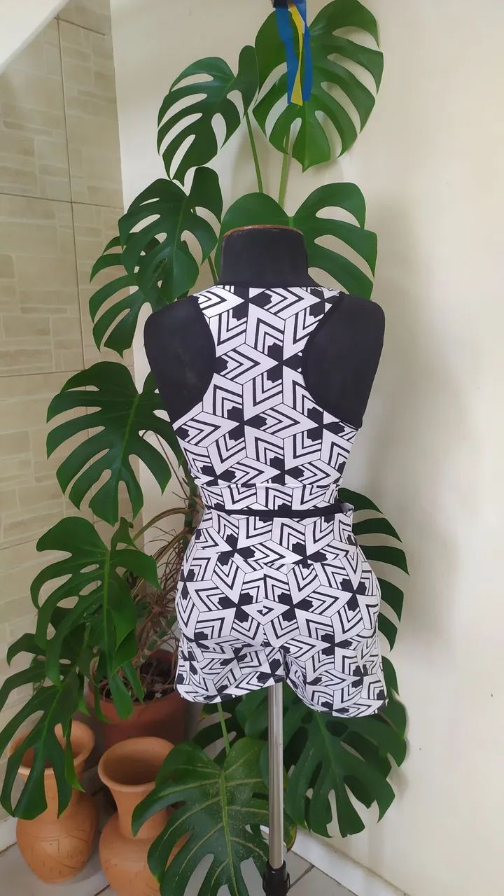 Conjunto fitnes estampado Tam M  - Foto 2