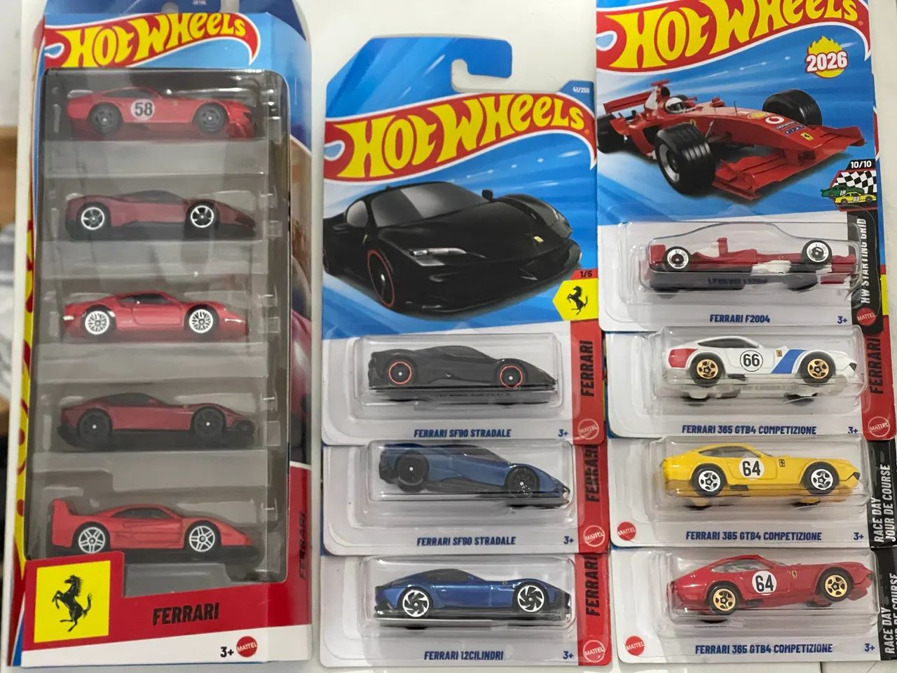 Hotwheels Ferraris
